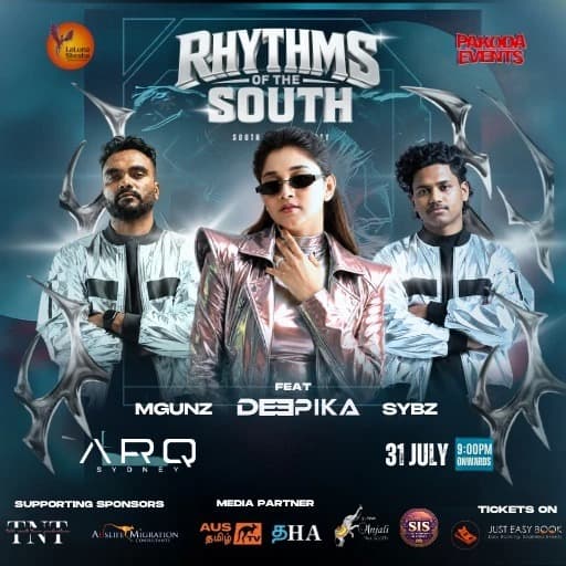 Rhythms Of The South 2026 Sydney event poster