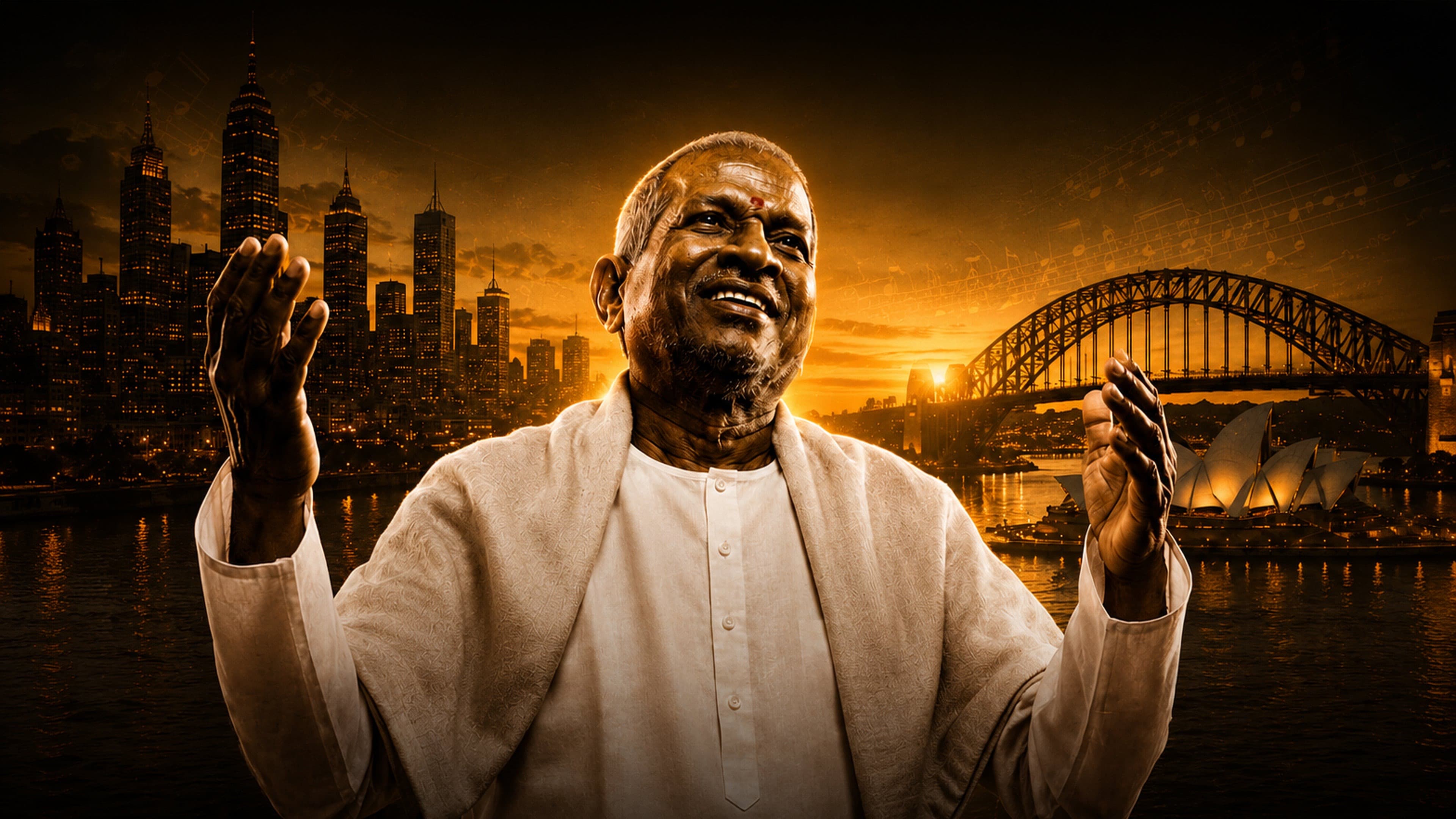 Maestro Ilaiyaraaja Live in Concert Melbourne 2026 artwork