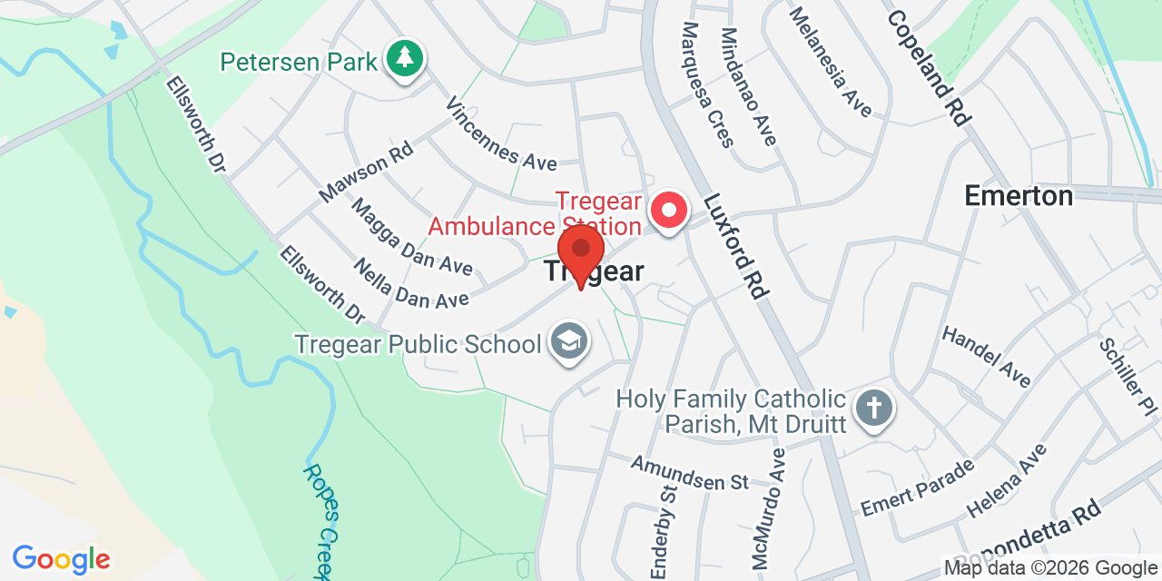 Map of Tregear Community Centre