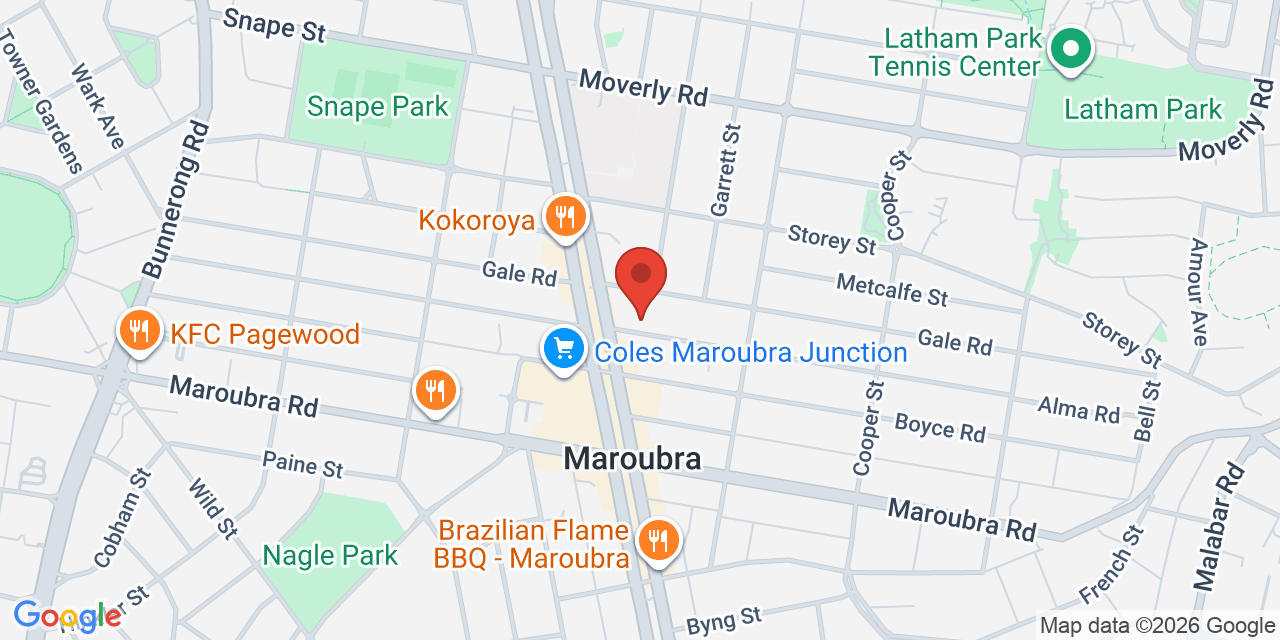 Map of Maroubra Senior Citizens Centre