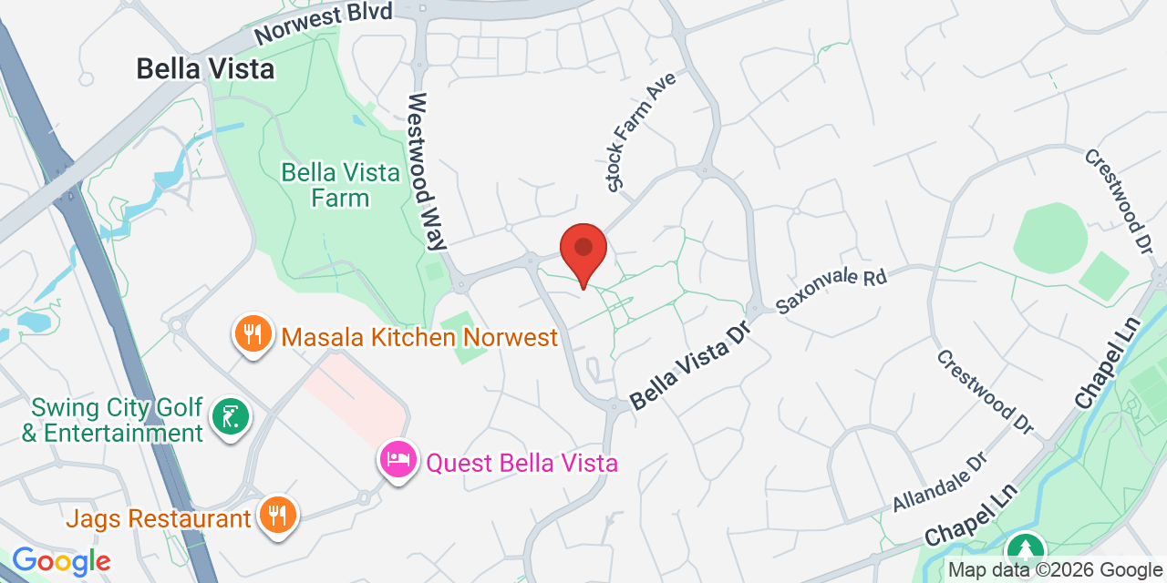 Map of Village Green Community Centre, Bella Vista