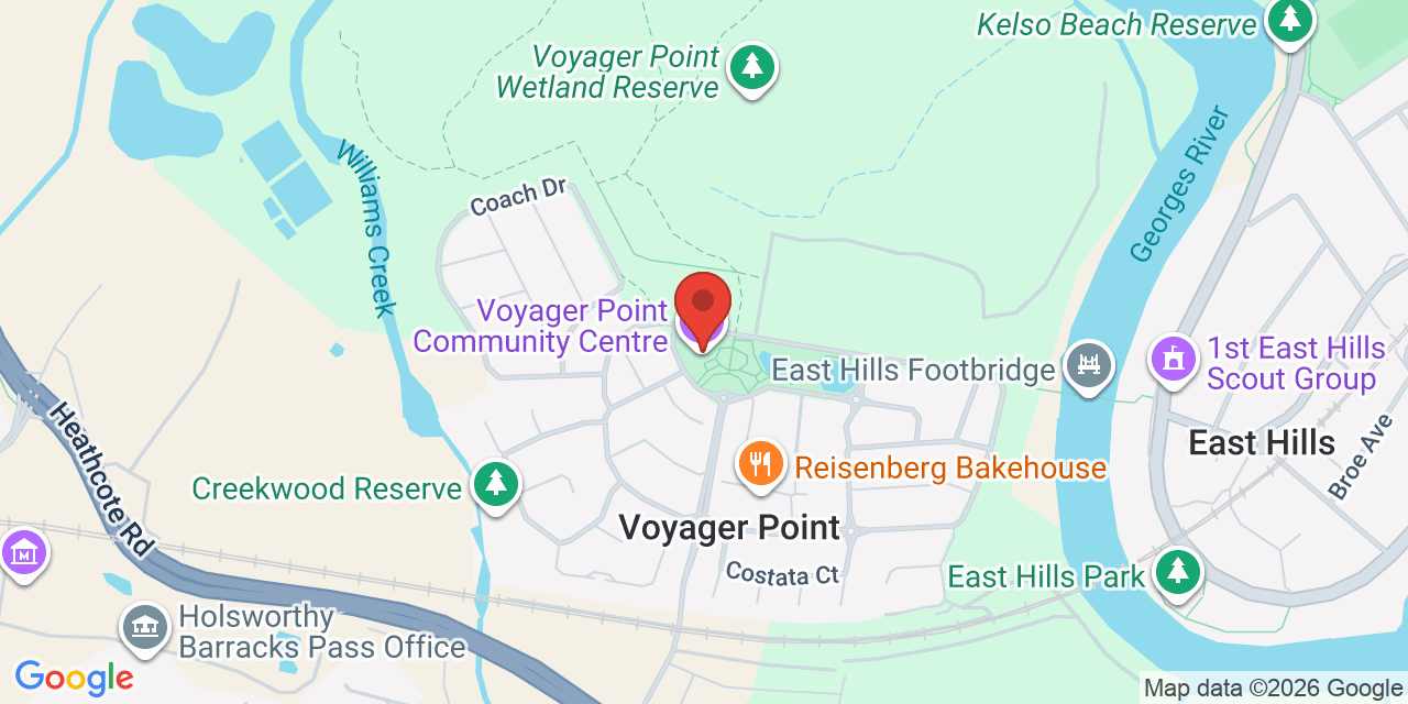 Map of Voyager Point Community Centre