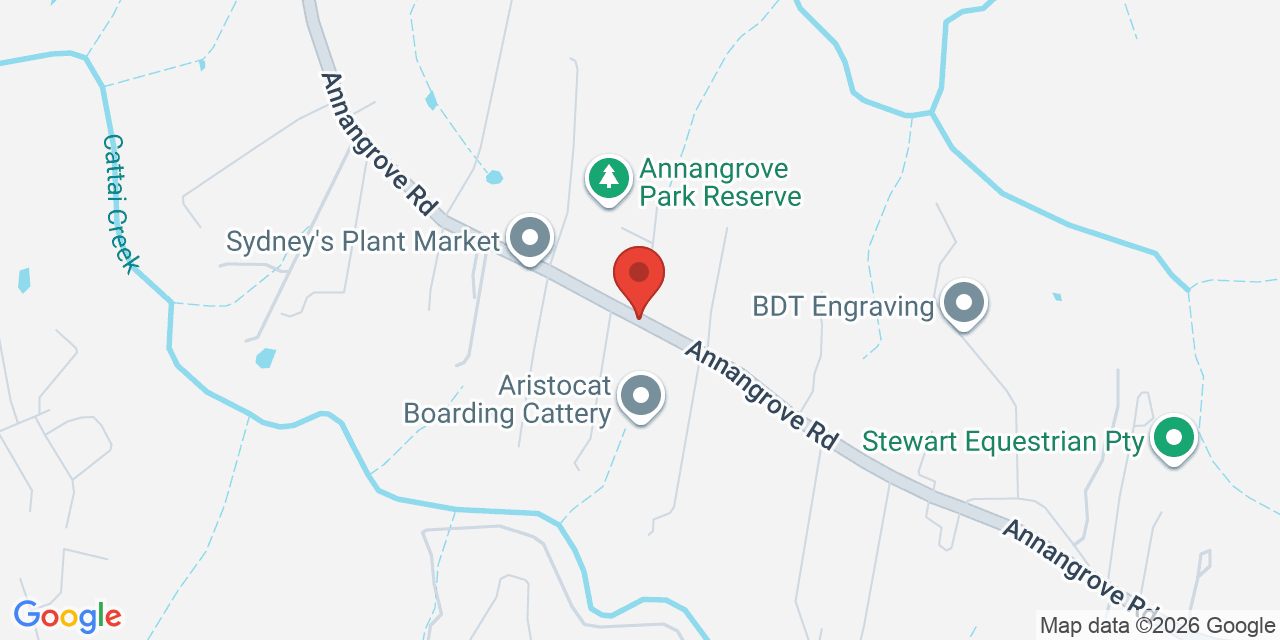 Map of Annangrove Progress Hall