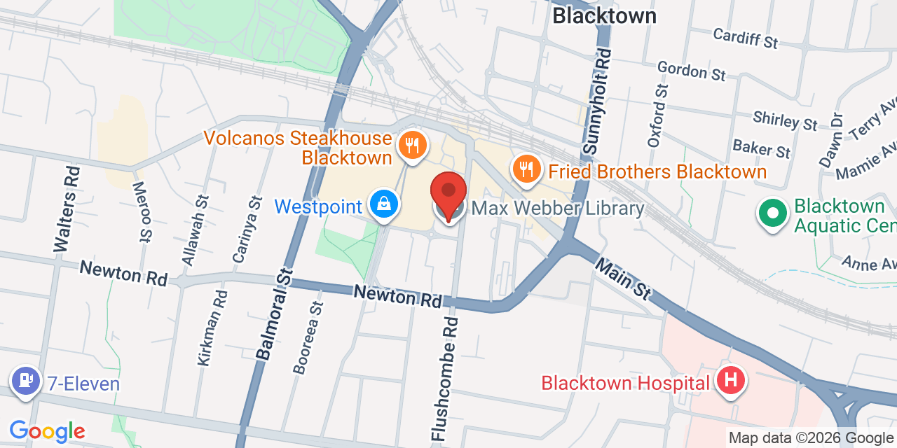Map of Max Webber Library Function Centre