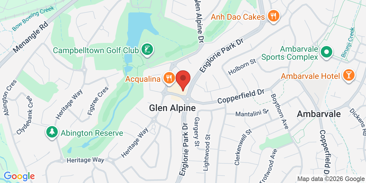 Map of Glen Alpine Community Hall