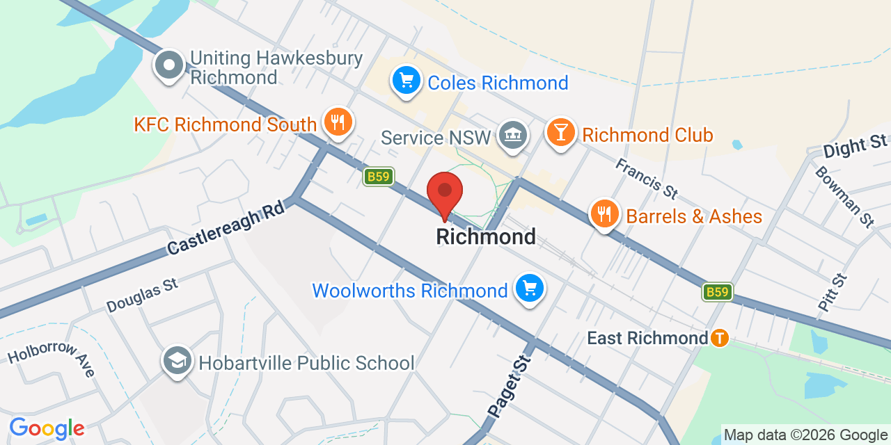 Map of Hawkesbury Leisure and Learning Centre