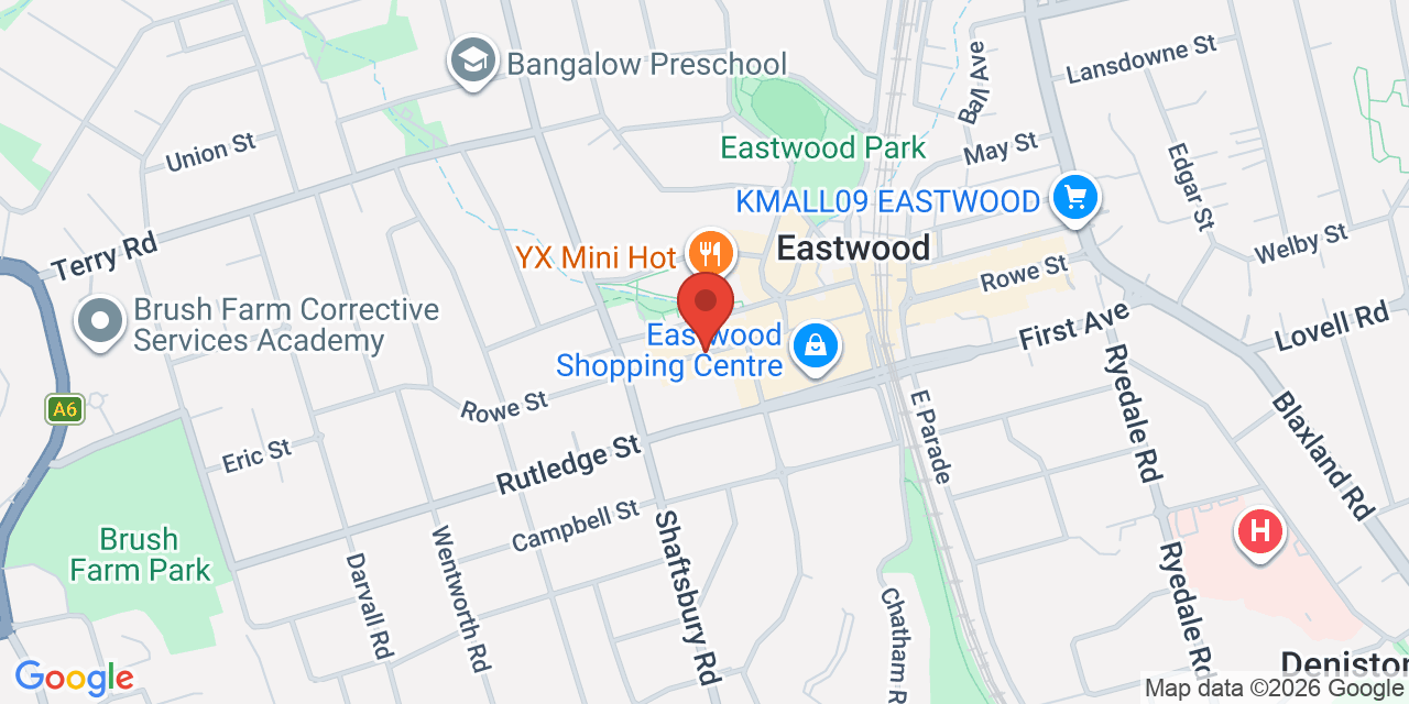 Map of Eastwood Plaza Kiosk