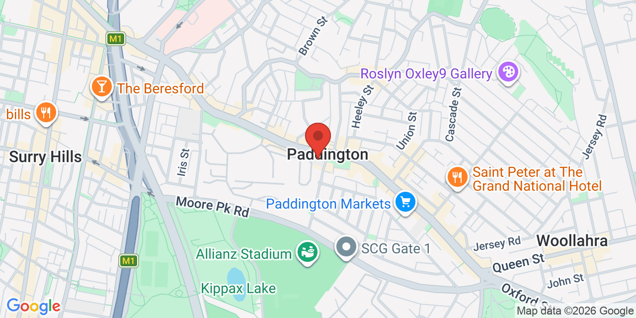 Map of Stapleton Hall, Paddington Town Hall