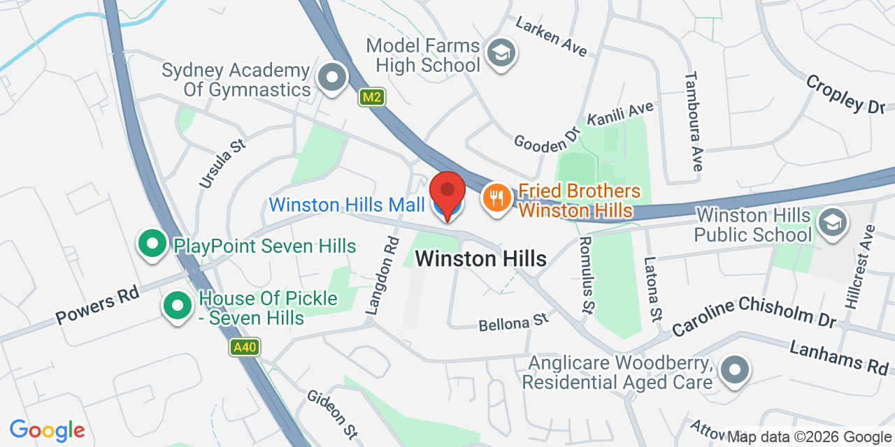 Map of Winston Hills Community Centre