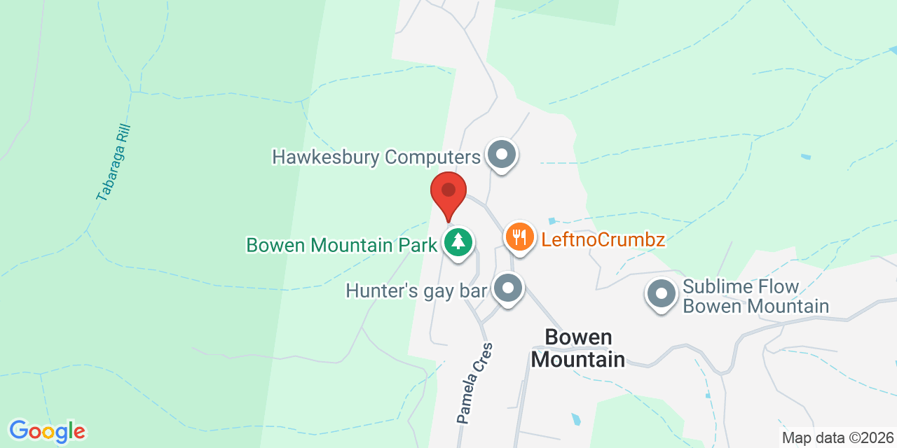Map of Bowen Mountain Park Community Building