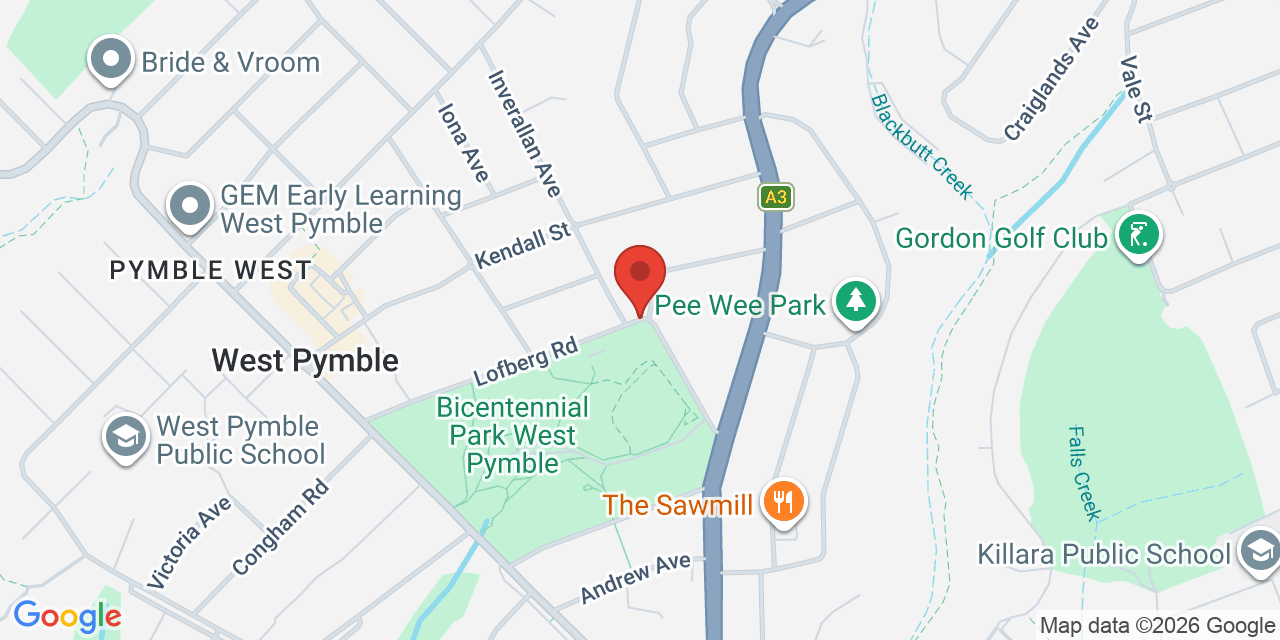 Map of West Pymble Community Hall