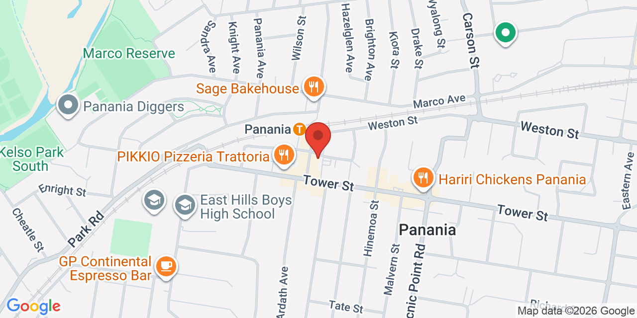 Map of Panania Senior Citizen's Centre