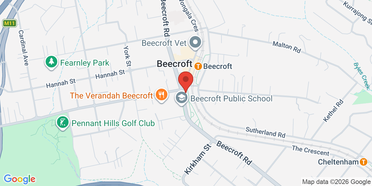 Map of Beecroft Community Centre