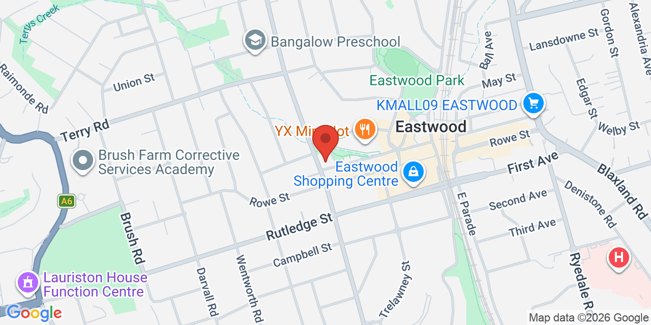 Map of Eastwood Community Centre