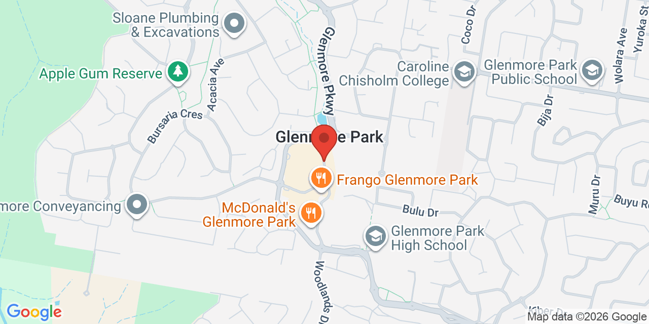 Map of Glenmore Park Youth & Community Centre