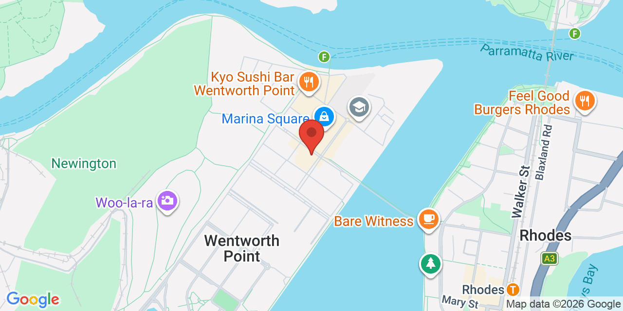 Map of Wentworth Point Community Centre