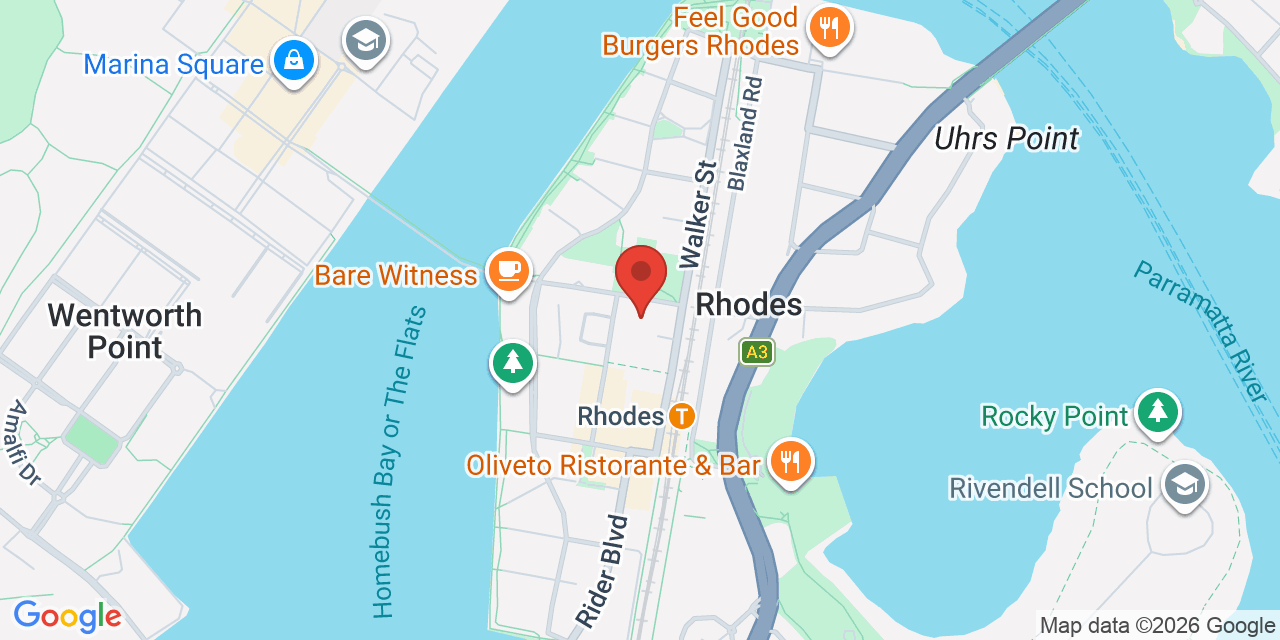 Map of Rhodes Recreation Centre