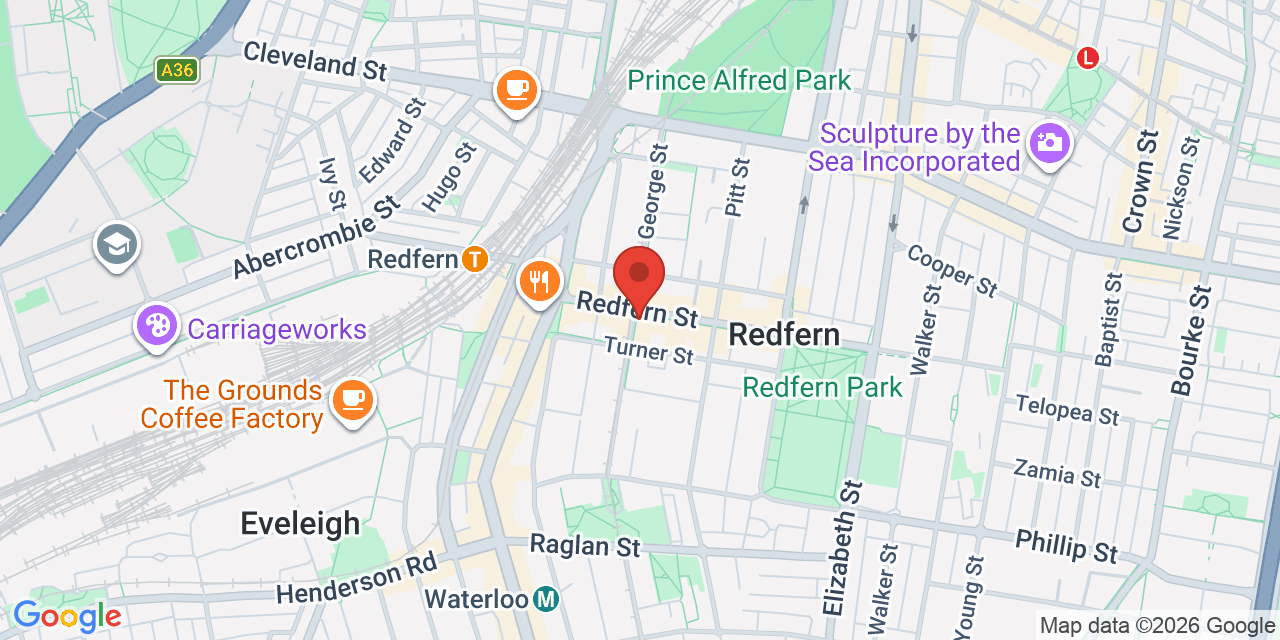 Map of Multipurpose space, 119 Redfern Street