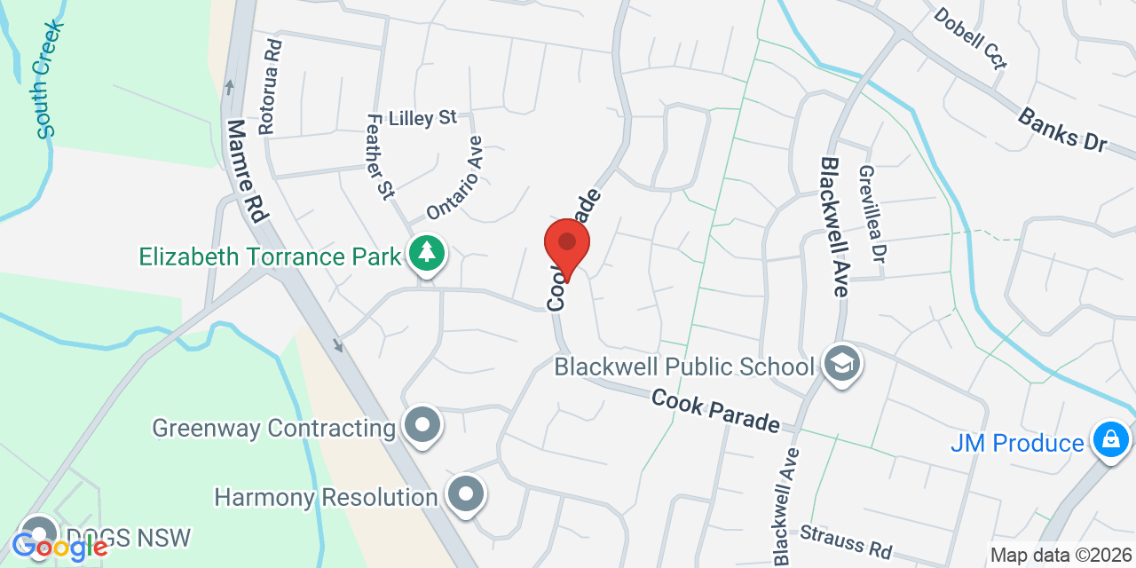 Map of Cook Parade Neighbourhood Centre
