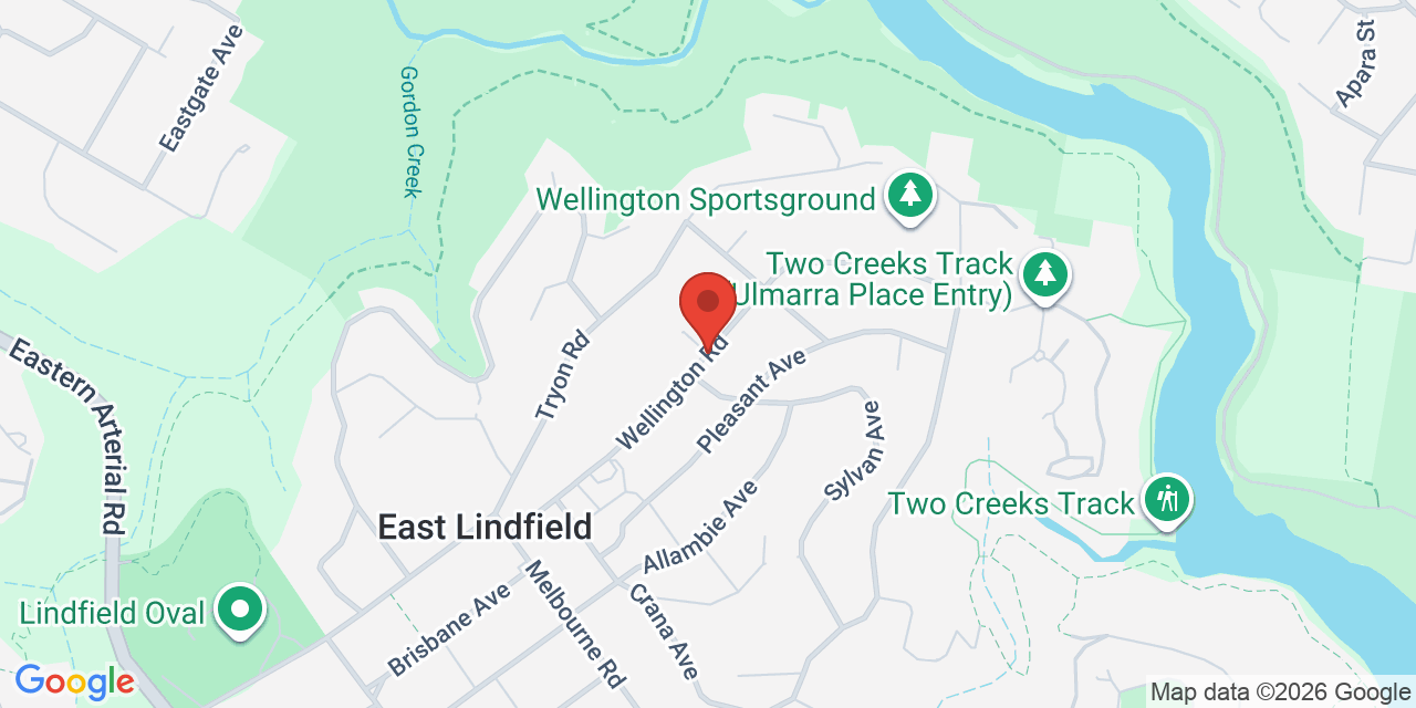 Map of East Lindfield Community Hall