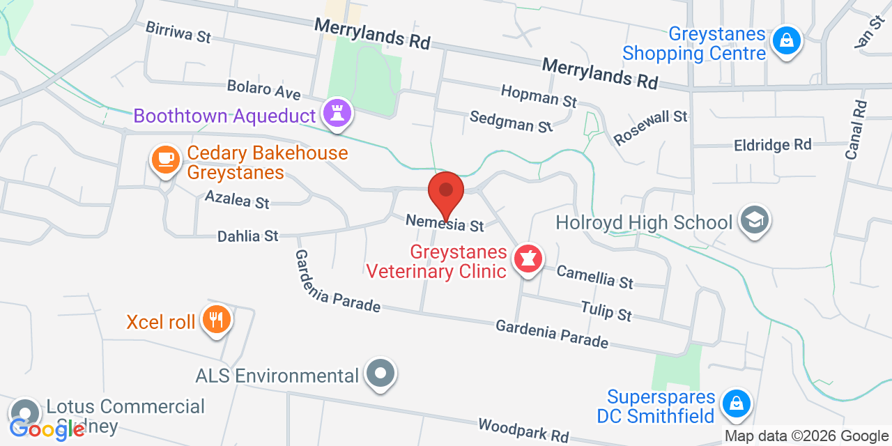 Map of Nemesia Street Park Hall