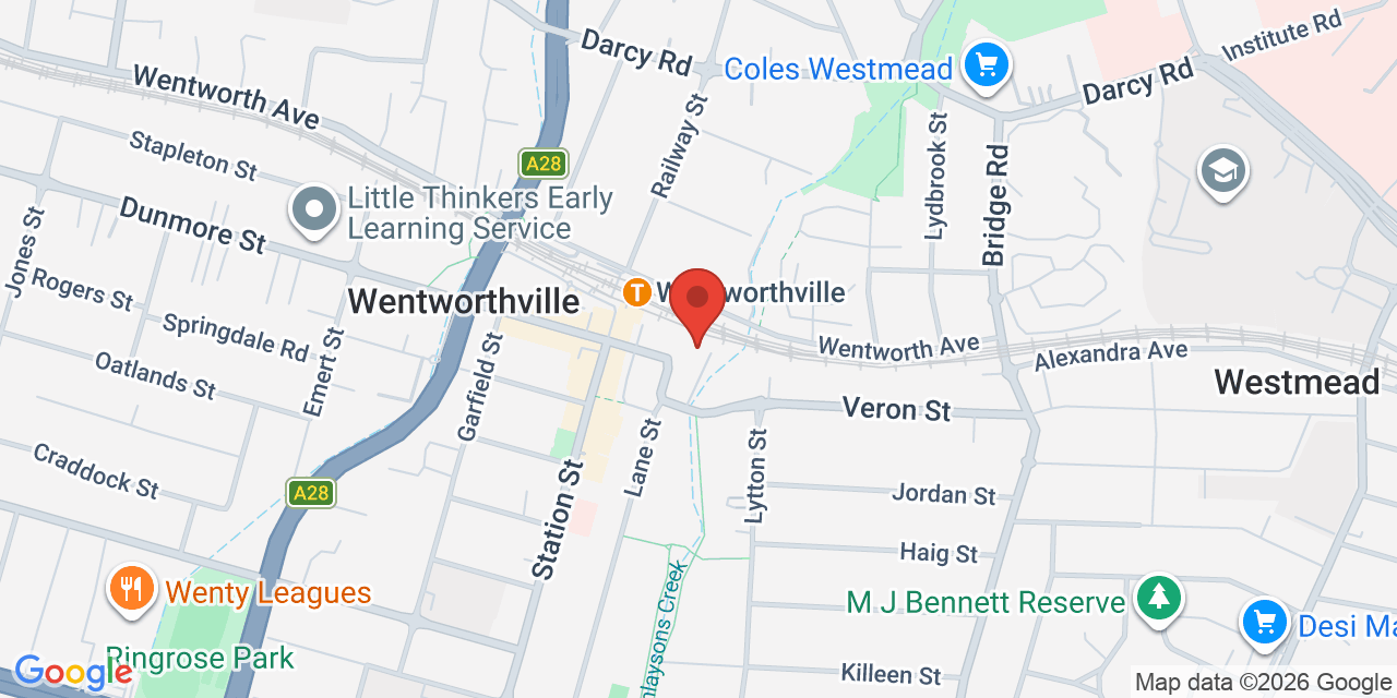 Map of Wentworthville Community Centre