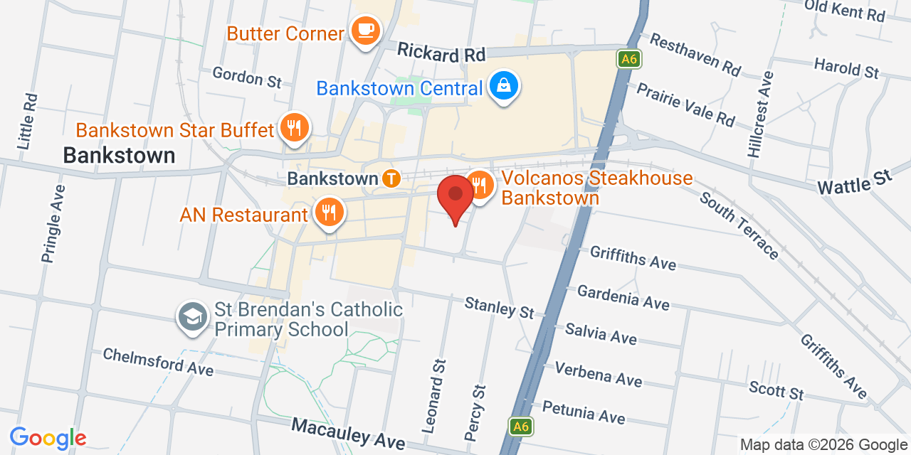 Map of Bankstown Senior Citizens Centre