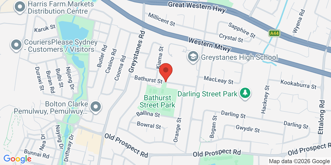 Map of Bathurst Street Tennis Court 2