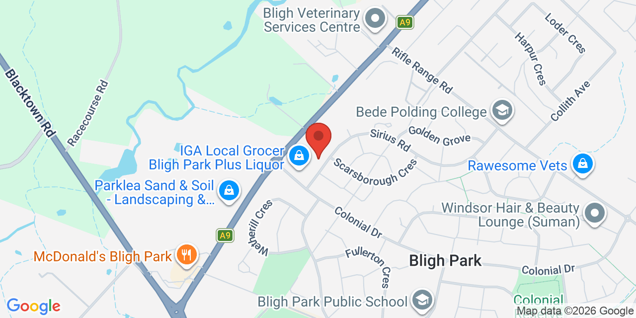 Map of Bligh Park Neighbourhood Centre
