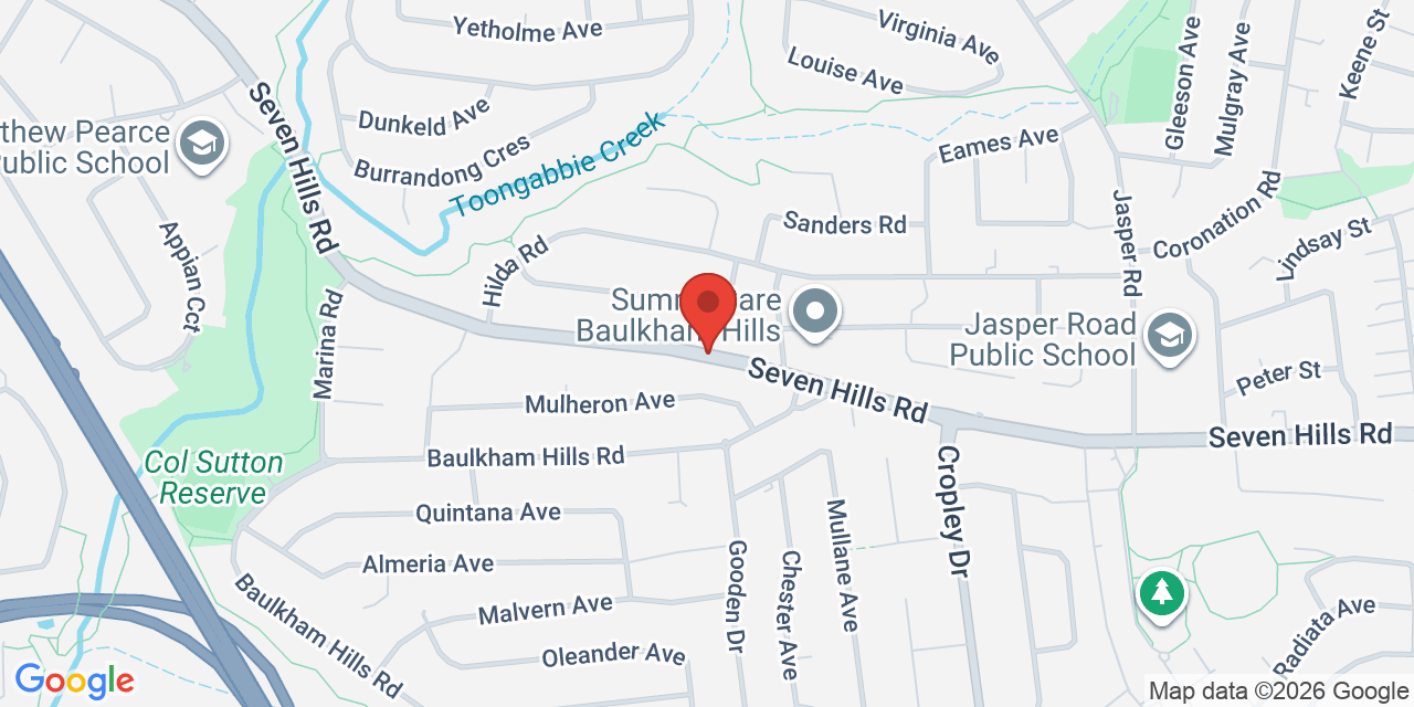 Map of Balcombe Heights Estate - Thompson Hall Activity Room