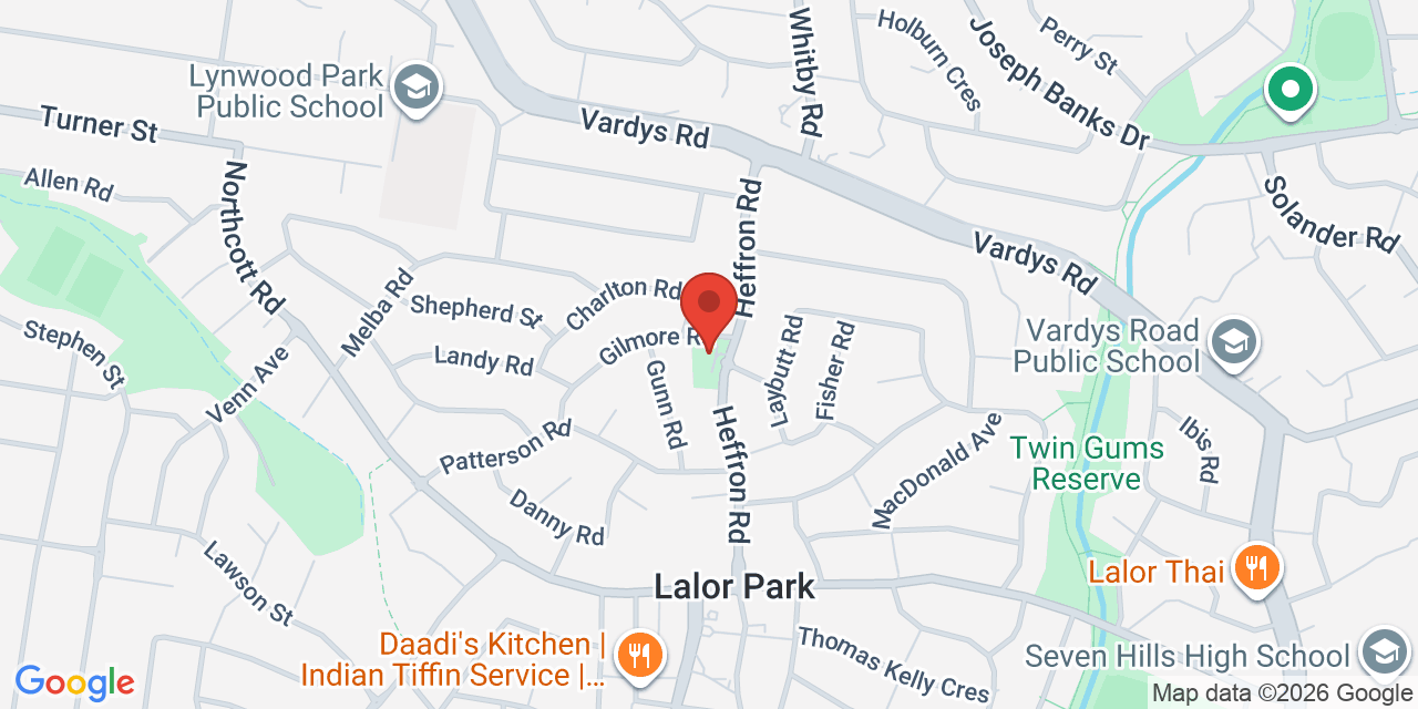 Map of Lalor Park Community Hub