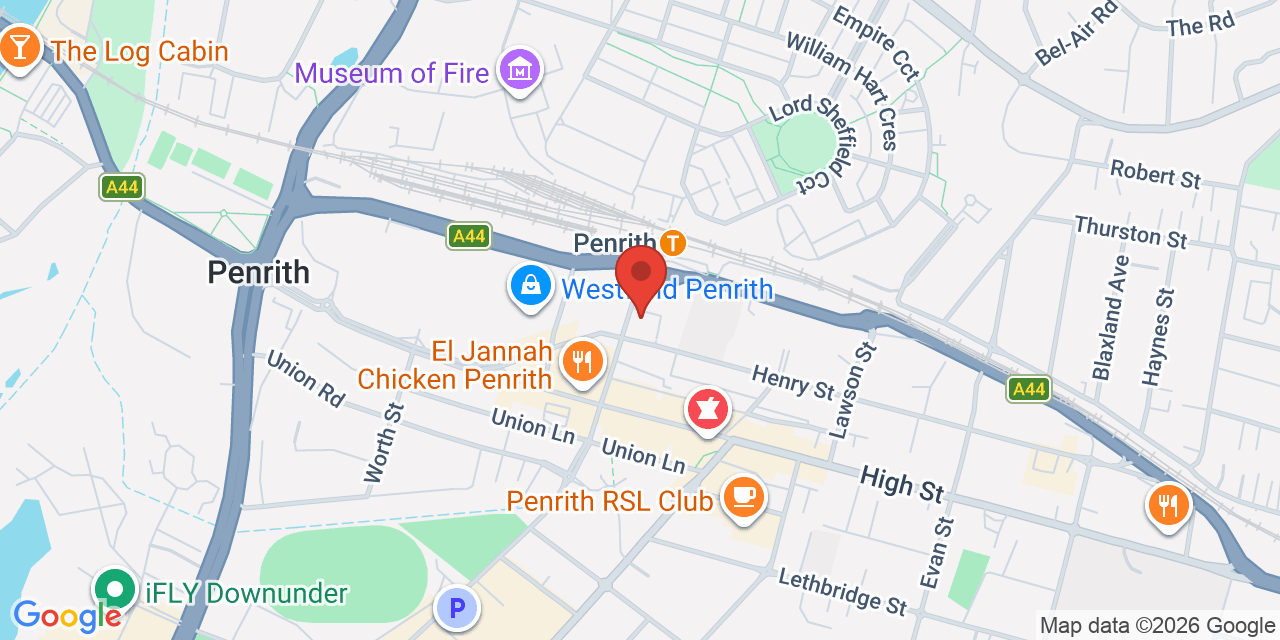 Map of North Penrith Community Centre