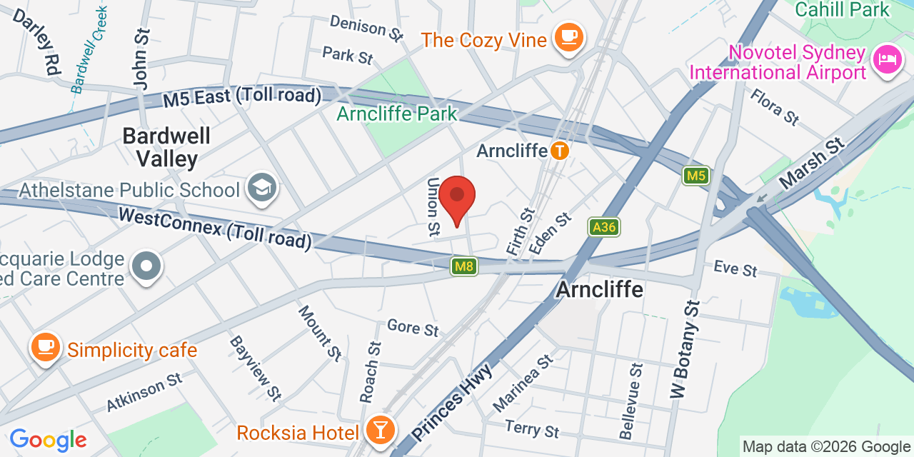 Map of Arncliffe Meeting Room