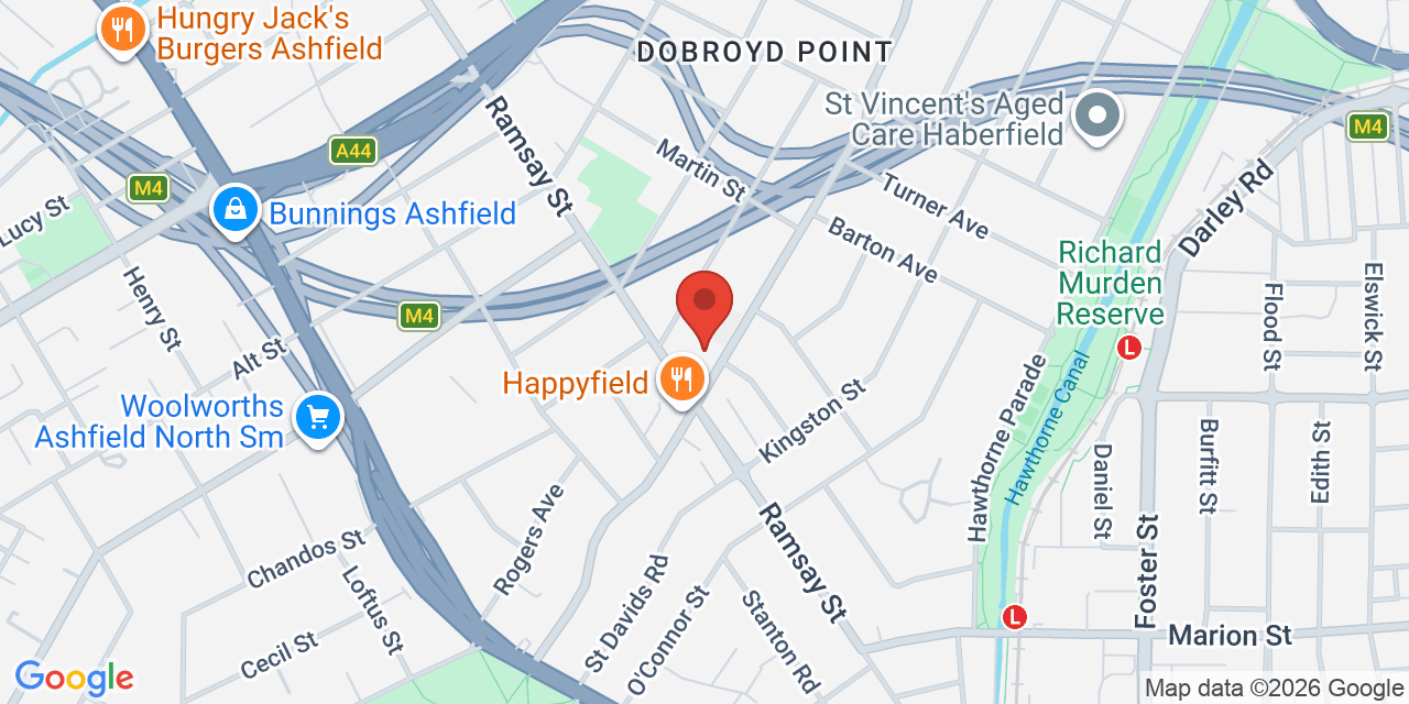 Map of Graham Yarroll Room (Haberfield Centre)