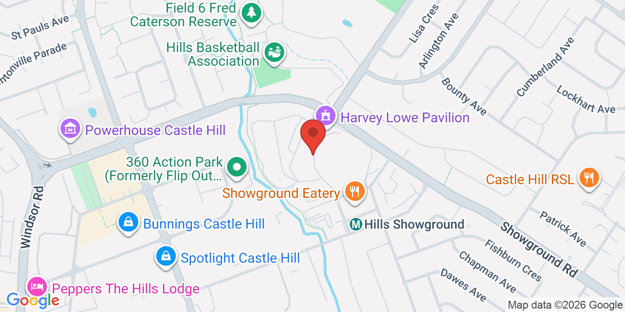 Map of Harvey Lowe Pavilion