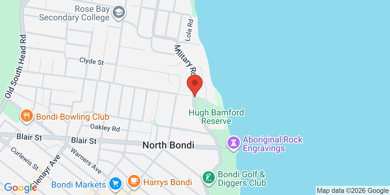 Map of Hugh Bamford Reserve Hall