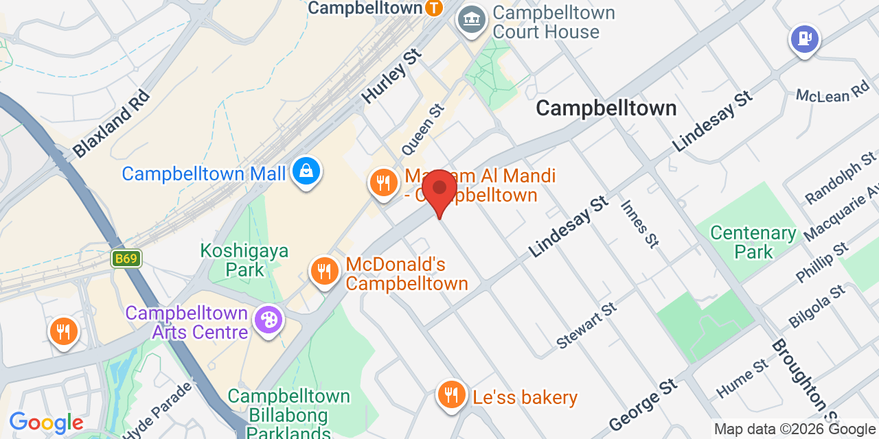 Map of Hurley Park Community Hall