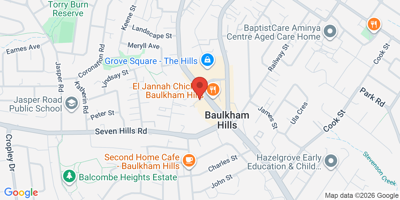 Map of Baulkham Hills Community Centre - Main Hall