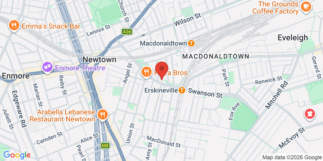 Map of Committee room, Erskineville Town Hall