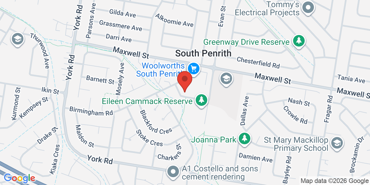 Map of South Penrith Neighbourhood Centre