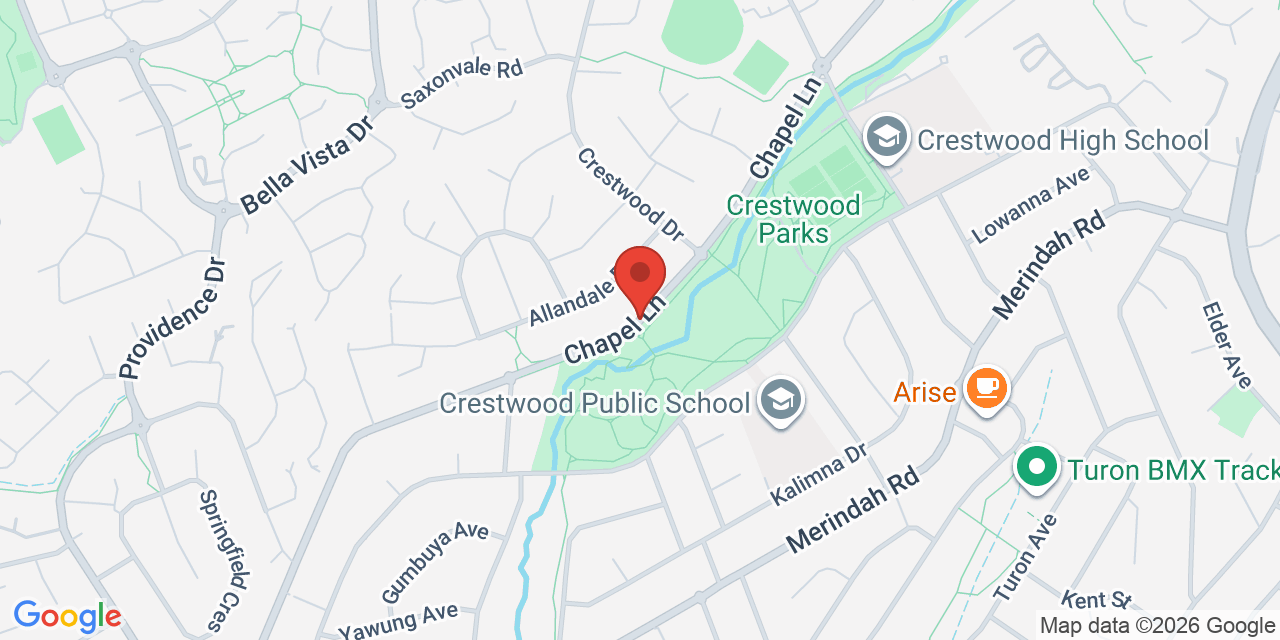 Map of Crestwood Community Centre - Room 1