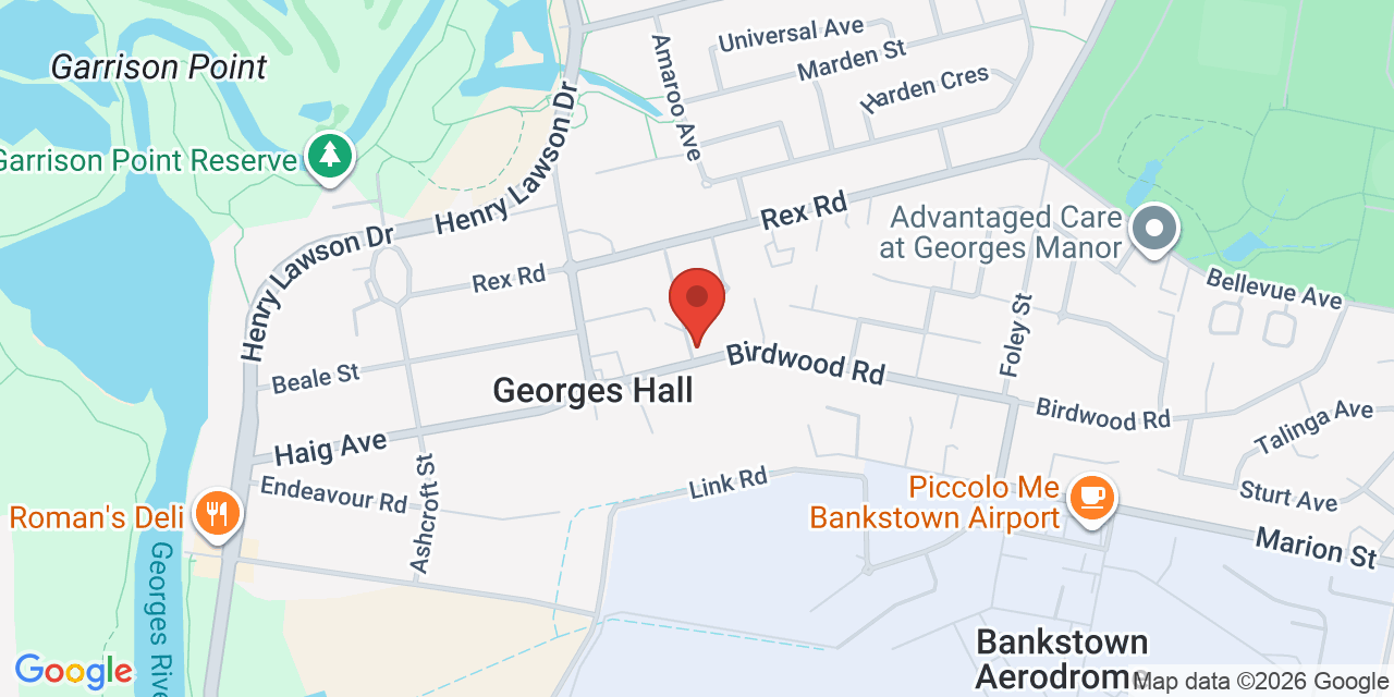 Map of Georges Hall Community Centre