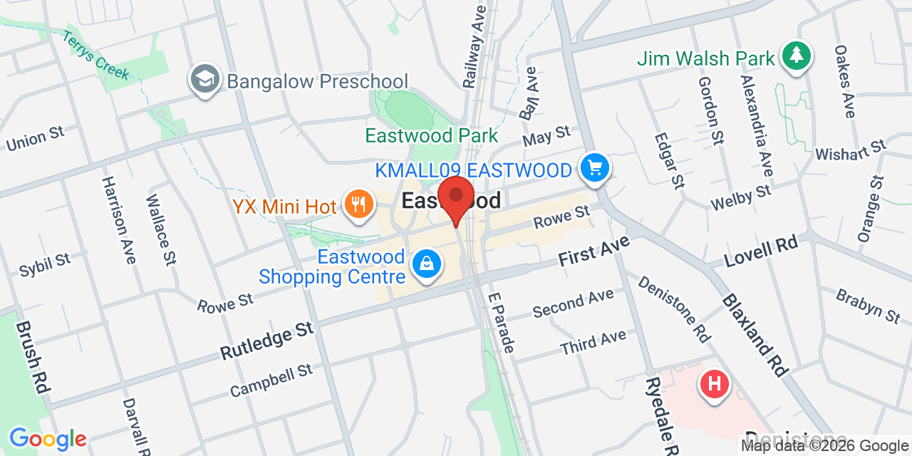 Map of Eastwood Women's Rest Centre