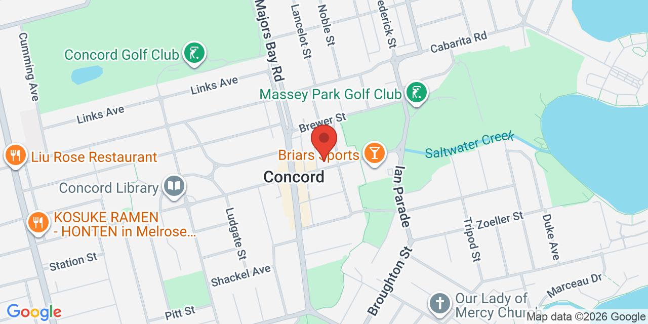 Map of Concord Senior Citizens Centre