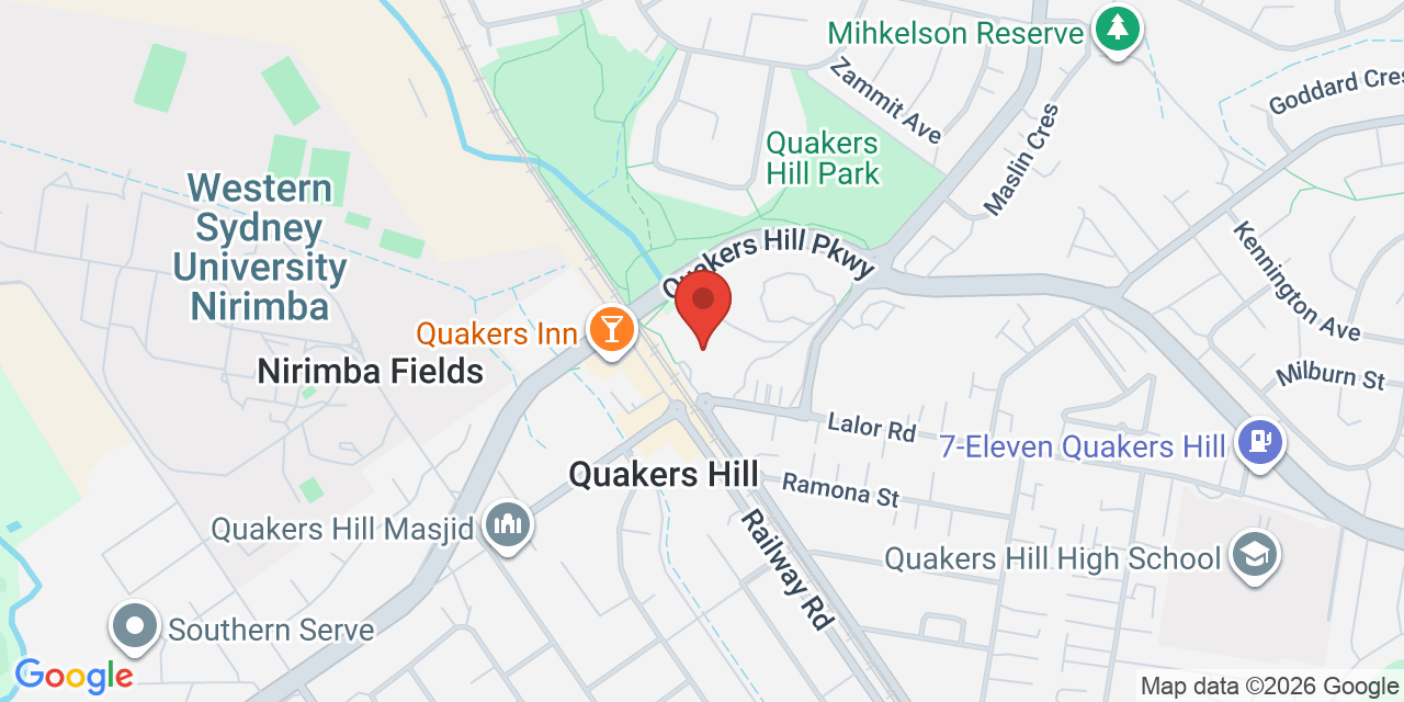 Map of Quakers Hill Community Centre