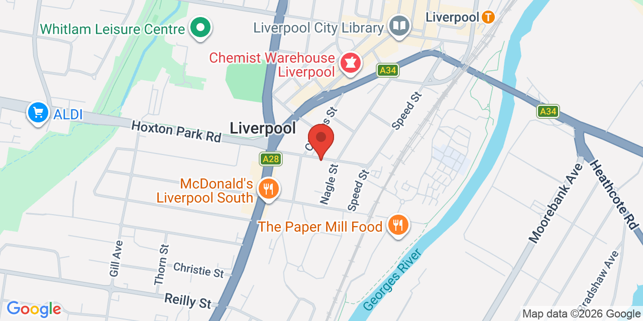 Map of Liverpool Respite Centre