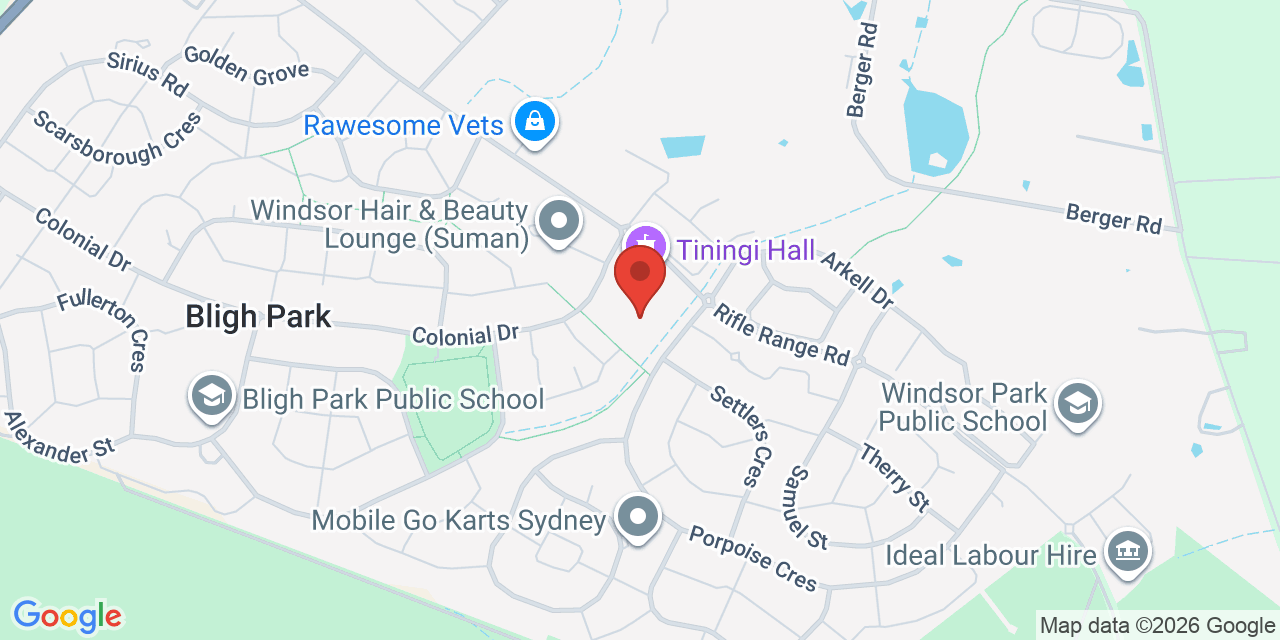 Map of Tiningi Community Centre (Bligh Park)