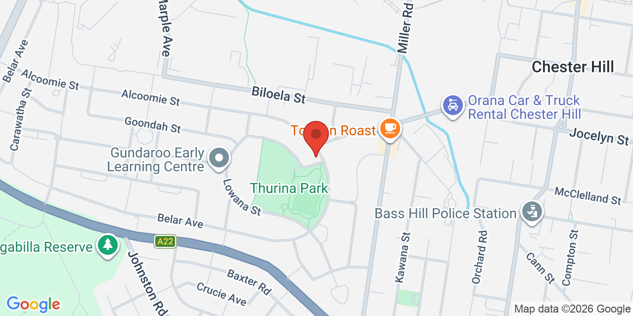Map of Thurina Park Community Centre