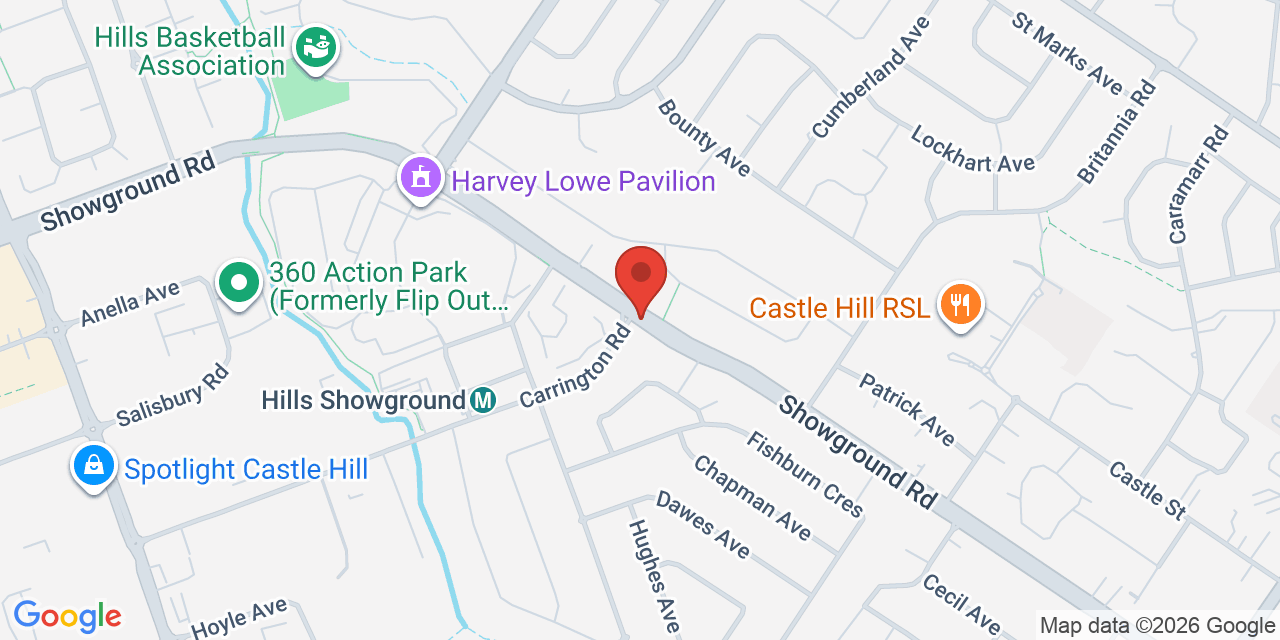 Map of Castle Hill Showground