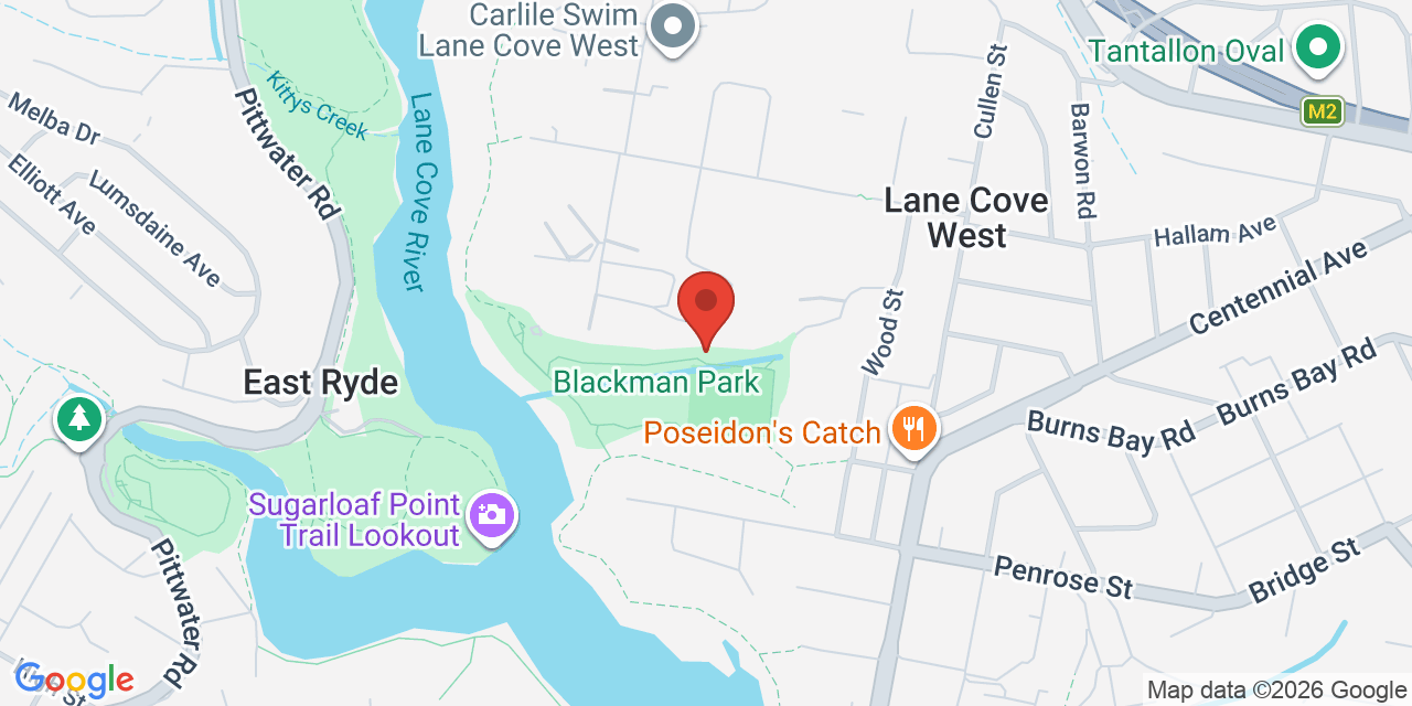 Map of Blackman Park Scout Hall